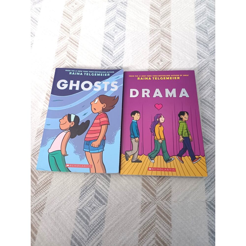 Raina Telgemeier Books Set Ghosts/Drama.